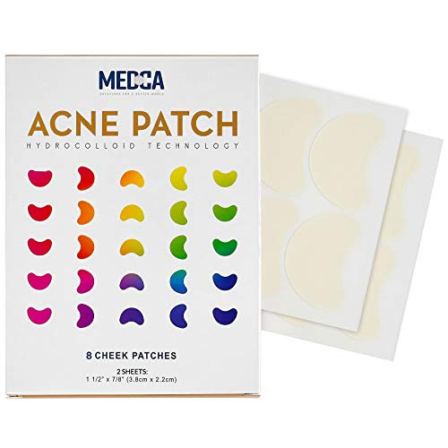 Acne Care Pimple Patch Absorbing Cover   Cheek Size Acne Spot Treatment Hydrocolloid Bandage Face   Skin Spot Patch Conceals Acne Reduces Pimples and Blackheads