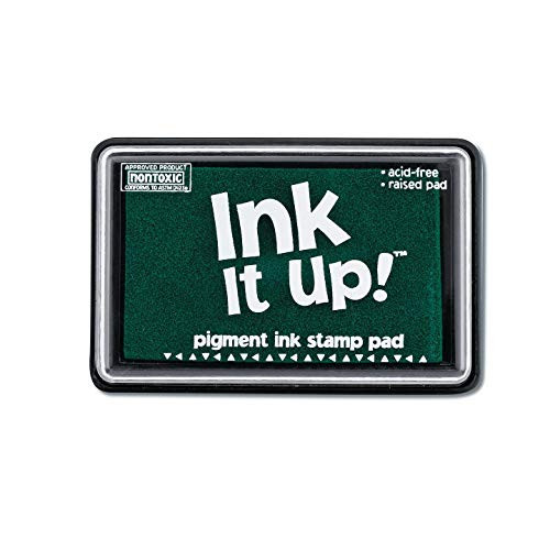 Darice Pigment Ink Stamp Pad Kelly Green  6 Pack  1027 32