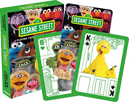 AQUARIUS Sesame Street Cast Playing Cards