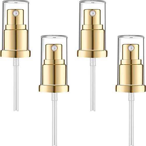 4 Pieces Replacement Foundation Pumps for Estee Lauder Double Wear Foundation Gold