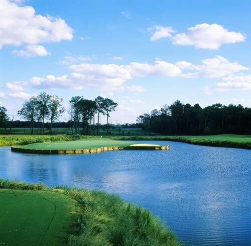 Posterazzi Pond course Golf and Country Club Charlotte North Carolina USA Poster Print  24 x 24