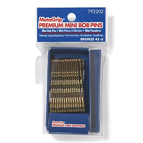 MetaGrip Bronze Mini Premium Bob Pins Bronze