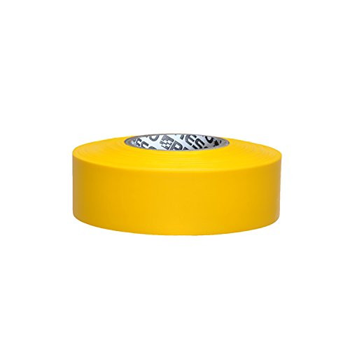 Presco Taffeta Roll Flagging Tape  1 3 16 in x 300 ft  Yellow