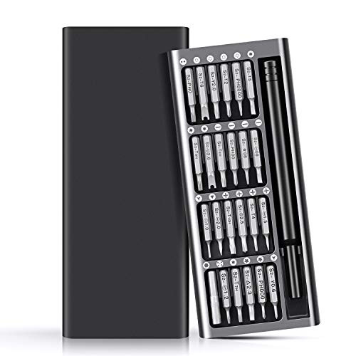 Precision Screwdriver Set 25 in 1 Magnetic Driver Kit with 24 Bits, Professional Electronics Repair Tool Kit, Portable Pocket Mini Screwdriver Tool Set Precision Screwdriver Set 25 in 1 Magnetic Driver Kit with 24 Bits, Professional Electronics Repair Tool Kit, Portable Pocket Mini Screwdriver Tool Set
