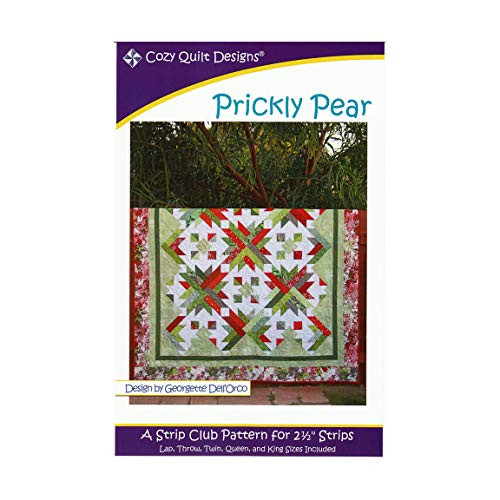 Cozy Quilt Designs Strip Club Pattern Prickly Pear Includes Instructions for Five Project Sizes Cozy Quilt Designs Strip Club Pattern Prickly Pear Includes Instructions for Five Project Sizes