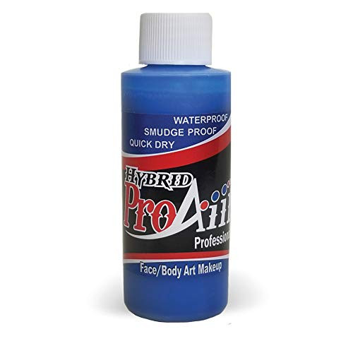 Face Painting Makeup  ProAiir Waterproof Makeup   21 oz  60ml  Fluorescent Blue