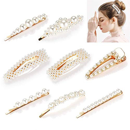 Hair Clips Barrettes Pins Decorative Wedding Bridal Artificial Pearl Hairpins Handmade Bridesmaid Hair Accessories for Women Ladies Girls Hair Clips Barrettes Pins Decorative Wedding Bridal Artificial Pearl Hairpins Handmade Bridesmaid Hair Accessories for Women Ladies Girls