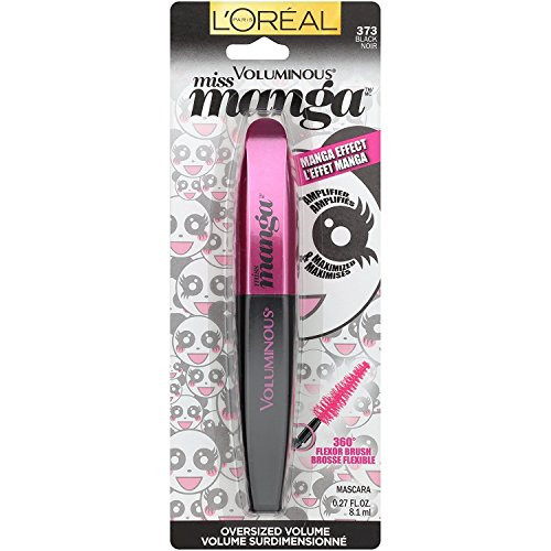 L Oreal Paris Voluminous Miss Manga Washable Mascara Black 027 fl oz L Oreal Paris Voluminous Miss Manga Washable Mascara Black 027 fl oz
