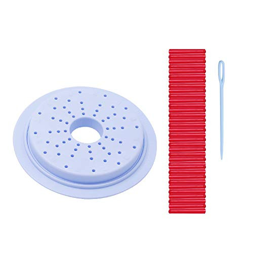 NX Garden Flower Knitting Loom Kit Adjustable Shape Flower Maker Weaver Tool Set with Needle for DIY Wool Yarn Knitting Craft