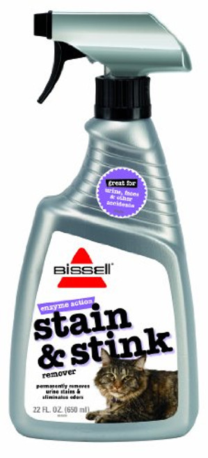 Bissell 60P3 Enzyme Action Cat Stain and Stink Remover 22 Ounce