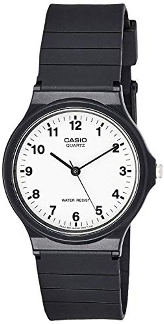 Casio Men s Quartz Resin Casual Watch Color Black  Model  MQ24 7B