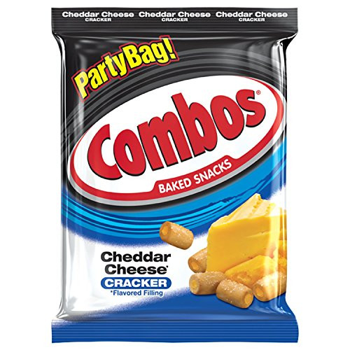 COMBOS Cheddar Cheese Cracker Baked Snacks 15 Ounce Bag