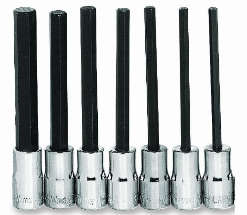 Williams 30943 6 Piece 1 4 Inch Drive Mid Hex Bit Socket Set