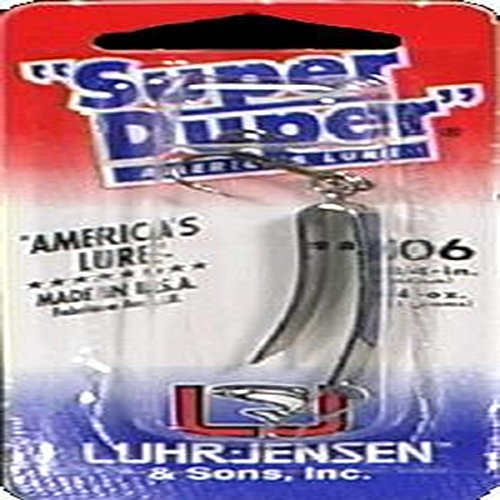 Luhr Jensen Super Duper Spoon Chrome Blue Prism Lite 1 3 4 Inch