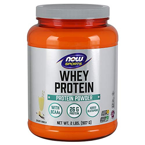 NOW Sports Nutrition Whey Protein 24 G With BCAAs Creamy Chocolate Powder 2 Pound