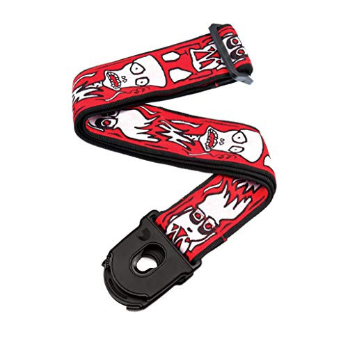 Planet Waves Joe Satriani Planet Lock Guitar Strap Up In Flames
