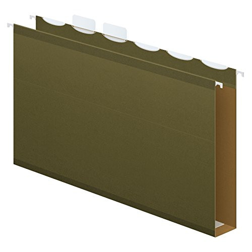 Pendaflex Ready Tab Extra Capacity Reinforced Hanging File Folders Legal Size Standard Green 6 Tab 20 BX  42703