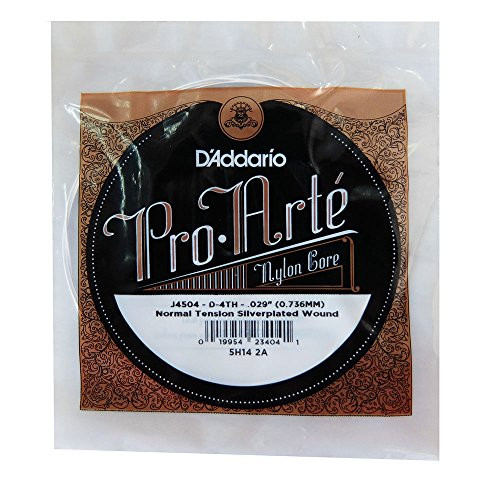 D Addario J4504 Pro Arte Nylon Classical Guitar Single String Normal Tension Fourth String