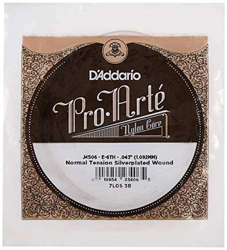 D Addario J4506 Pro Arte Nylon Classical Guitar Single String Normal Tension Sixth String