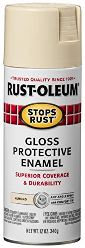 Rust Oleum 7770830 Stops Rust Spray Paint 12 Ounce Gloss Almond