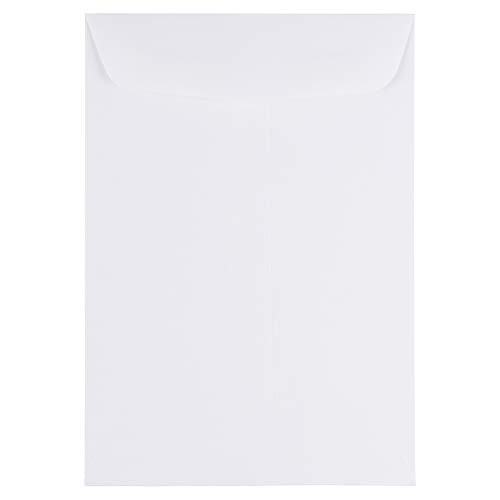 JAM PAPER 7 x 10 Open End Catalog Commercial Envelopes - White - 50/Pack