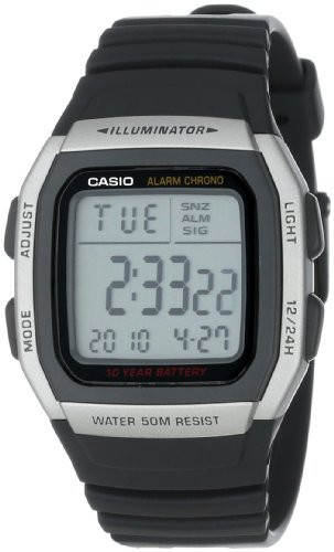 Casio Men s W96H 1AV Sport Watch with Black Band