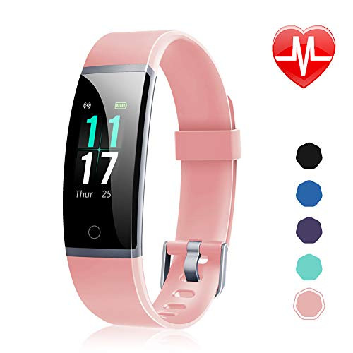 Letsfit Fitness Tracker Activity Tracker Watch with Heart Rate Monitor IP68 Standard Smart Watch with Step Counter Calorie Counter Call   SMS Pedometer Watch for Women Men Kids