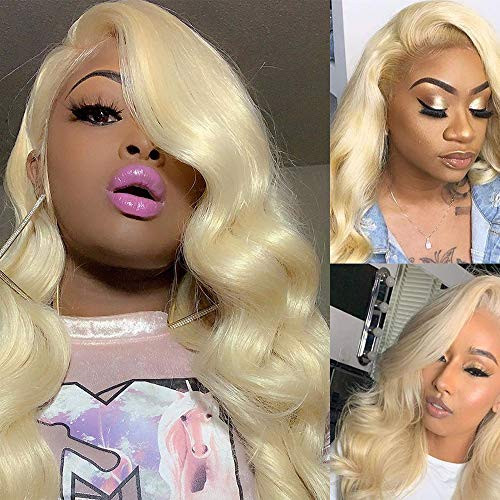 613 Blonde Wigs Synthetic Hair Body Wave 613 Wigs looking Human Hair Lace Front Wigs Body Wave Lace Frontal Wigs Pre Plucked with Baby Hair Natural Hairline Platinum Side Part Lace Wigs 613 Blonde Wigs Synthetic Hair Body Wave 613 Wigs looking Human Hair Lace Front Wigs Body Wave Lace Frontal Wigs Pre Plucked with Baby Hair Natural Hairline Platinum Side Part Lace Wigs