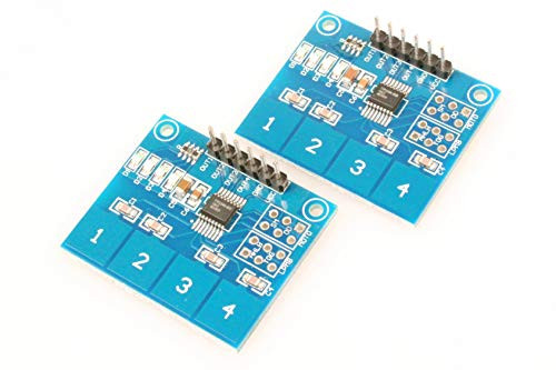 NOYITO TTP229 4 Channel 4 Keys Digital Capacitive Switch Touch Sensor Module  Pack of 2