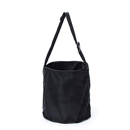 Horse Feed Bag Heavy Duty PVC Mesh Bag Grazing Muzzle for Horses Compact with Adjustable Strap Durable Snap and Elastic Straps HCW324