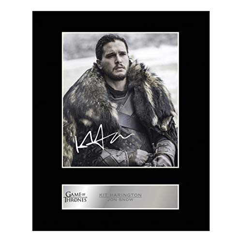 iconic pics Kit Harington Jon Snow Signed Mounted Photo Display Game of Thrones