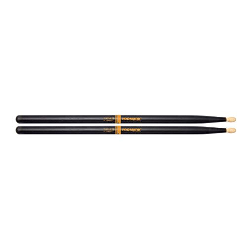 Promark ActiveGrip Classic 2B Drumsticks Oval Tip Black  TX2BW AG