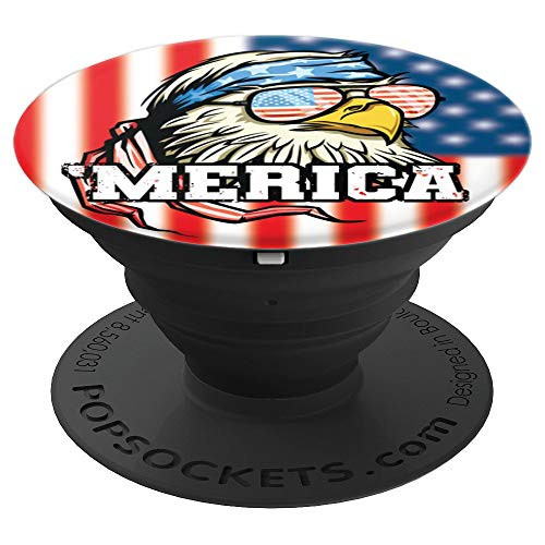 4th Of July Merica USA Bald Eagle PopSockets Grip and Stand for Phones and Tablets 4th Of July Merica USA Bald Eagle PopSockets Grip and Stand for Phones and Tablets
