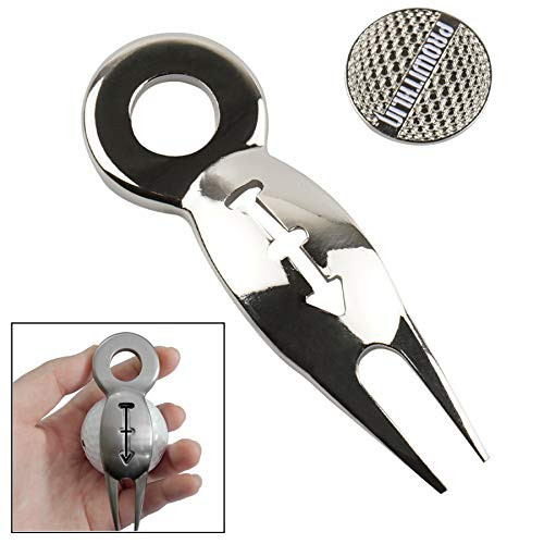 prowithlin Golf Divot Tool Metal Golf Divot Tool with Magnetic Golf Ball Marker and Ball Line Maker Portable Divot Repair Tool Golf Gift for Men Golf Accessories for Men prowithlin Golf Divot Tool Metal Golf Divot Tool with Magnetic Golf Ball Marker and Ball Line Maker Portable Divot Repair Tool Golf Gift for Men Golf Accessories for Men