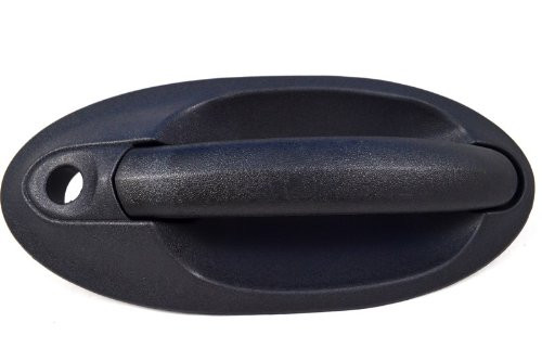 PT Auto Warehouse FO 3923A FR   Outside Exterior Outer Door Handle Textured Black   Passenger Side Front