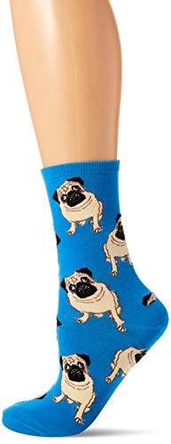 Socksmith Pugs Blue One Size