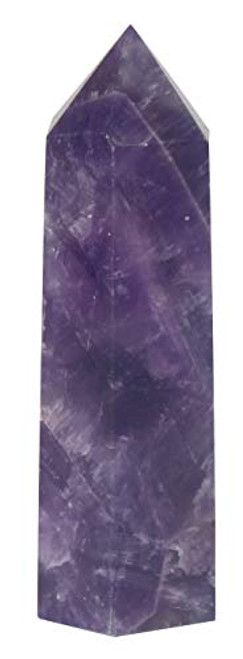 Luckeeper Healing Crystal Wands   2  Amethyst Crystal  6 Faceted Reiki Chakra Meditation Therapy