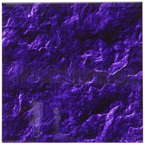 3dRose CST 111846 4 Purple Stone Look Ceramic Tile Coasters Set of 8