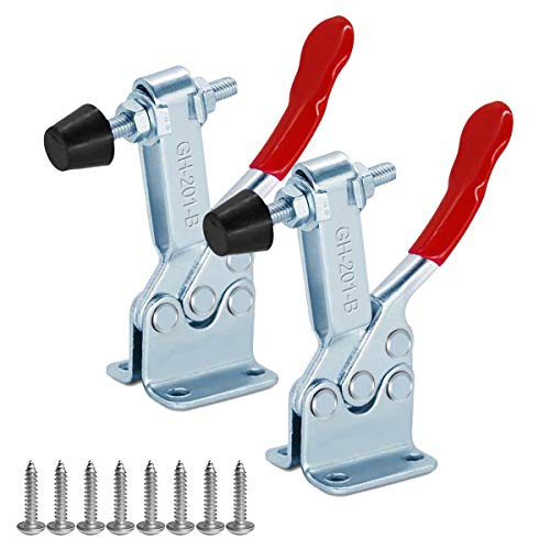 WOFTD Toggle Latch Clamp 100Kg 220Lbs Holding Capacity Pull Latch 201B 2 Pack
