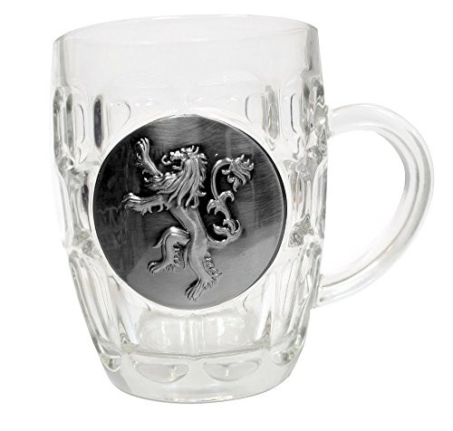 SD toys Game of Thrones Lannister Metallic Logo Crystal Stein