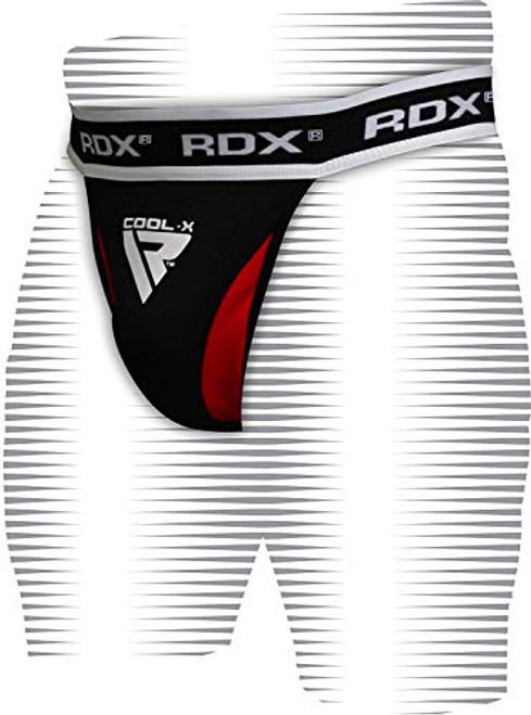 RDX Groin Guard for Boxing MMA Muay Thai Training   Jock Strap can be Used with Groin Cup   Abdo Protection for Men Kickboxing   Martial Arts Sparring Taekwondo BJJ Karate   Fighting Protector