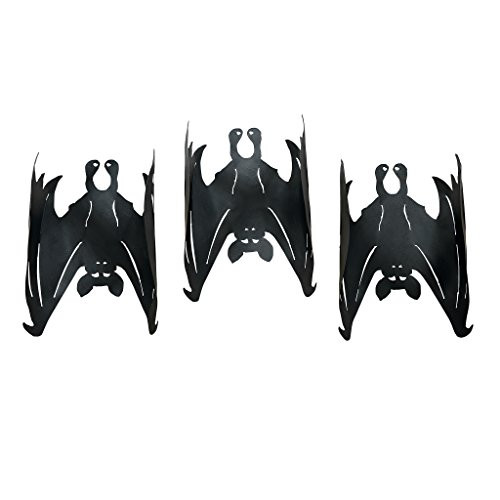 Design Toscano Dark Side Metal Vampire Bats  Set of 3