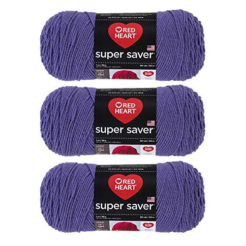 Red Heart E300 358 Red Heart Super Saver Yarn   Lavender