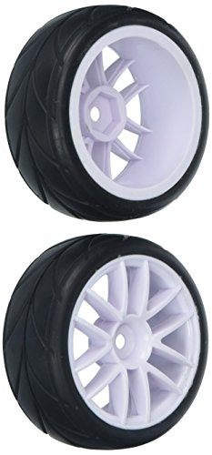 Redcat Racing 02020W White Road Wheels   Tires  2Piece