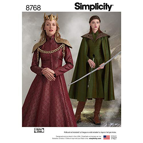Simplicity Sewing Pattern 8768 H5 Misses' Fantasy Costumes, Size 6-8-10-12-14, by Simplicity Creative Patterns