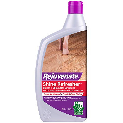 Rejuvenate Shine Refresher Hardwood Polish Restorer Removes Scratches from Wood Floors Restores Shine and Protects Laminate Linoleum Tile Vinyl and more