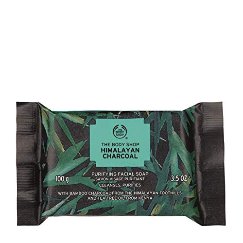 The Body Shop Himalayan Charcoal Purifying Facial Soap 35 Oz  Vegan