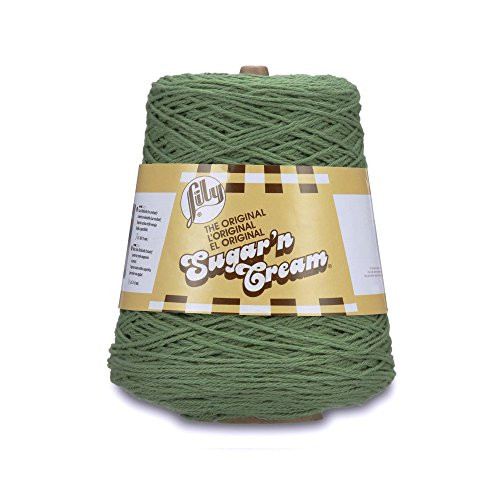 Lily 10300202084 Sugar 'N Cream Yarn, 14 Ounce Cone, Sage