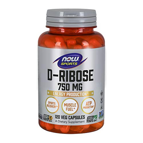 NOW Sports Nutrition D Ribose 750 mg Certified Non GMO Energy Production* 120 Veg Capsules NOW Sports Nutrition D Ribose 750 mg Certified Non GMO Energy Production* 120 Veg Capsules