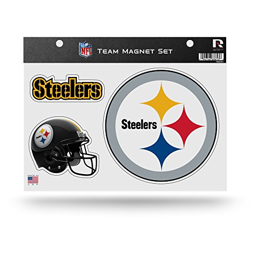 NFL Rico Industries Die Cut Team Magnet Set Sheet Pittsburgh Steelers